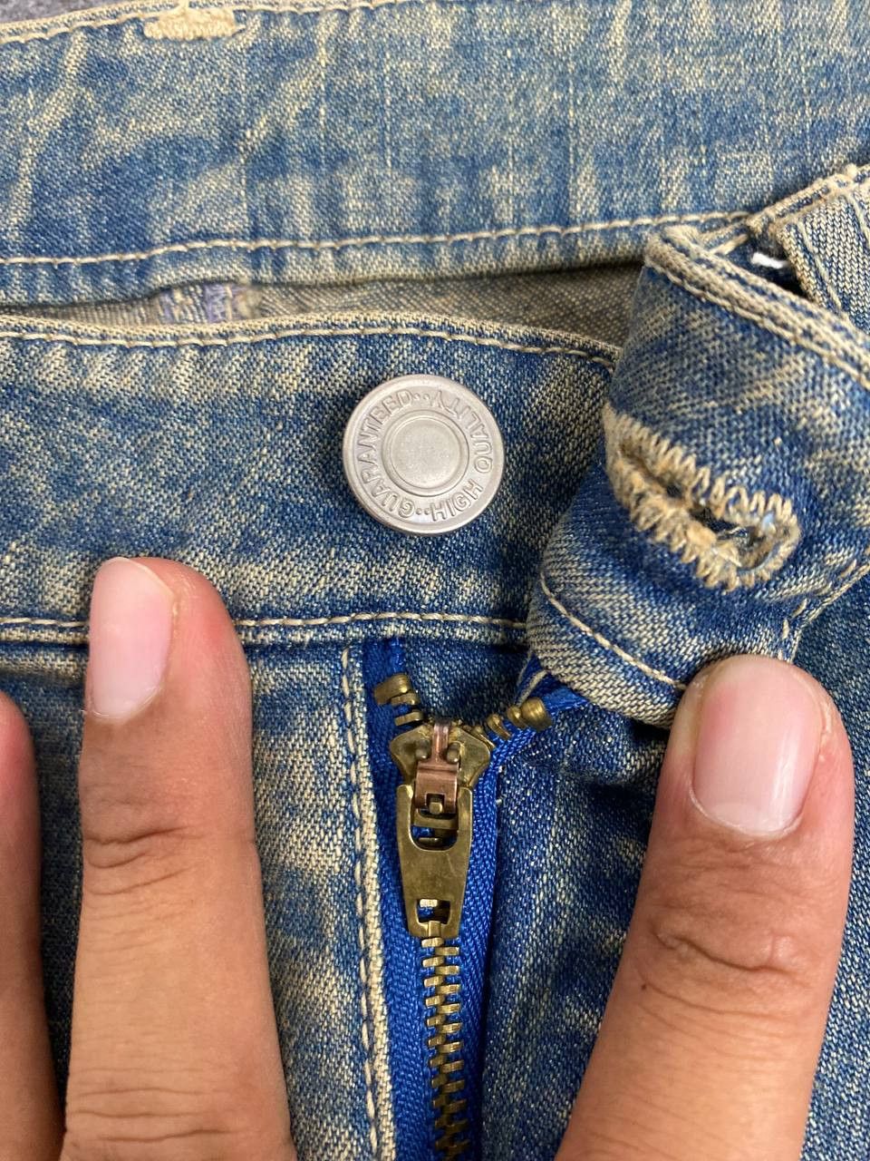Japanese Brand japanese brand denim printed Size US 29 - 8 Thumbnail