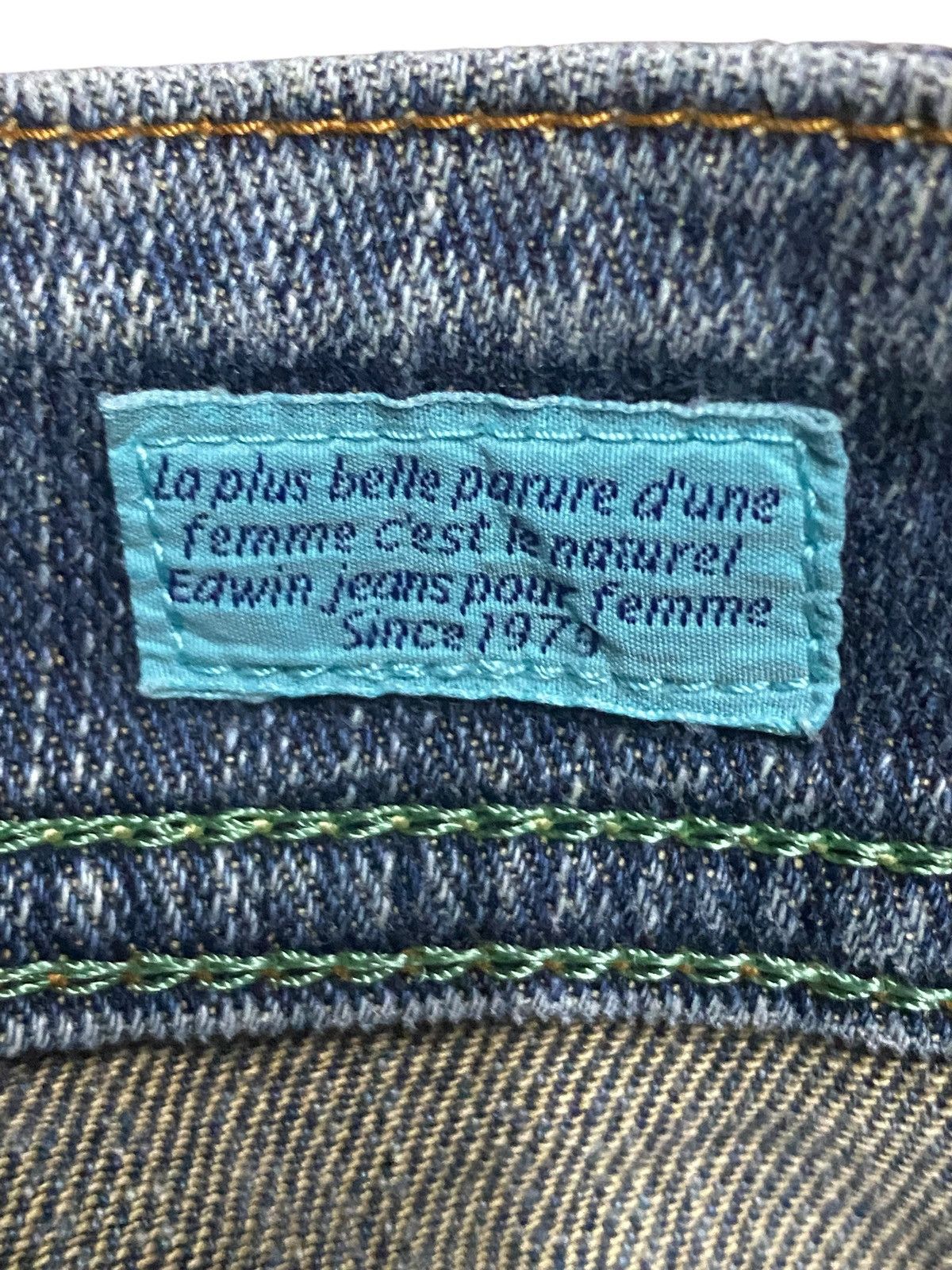 Edwin Vintage Edwin Vienus Jeans Flare Denim Size 27" / US 4 / IT 40 - 16 Thumbnail