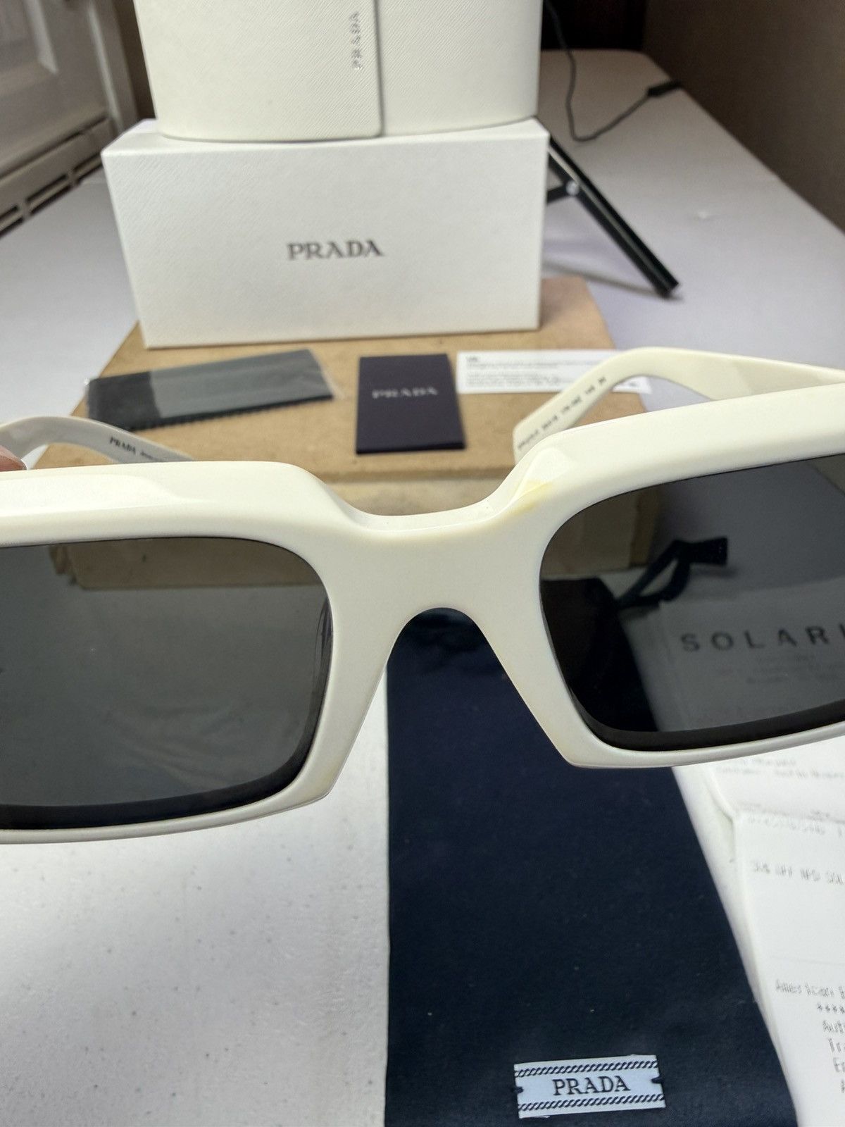 Prada $391 Prada Symbole Pillow Sunglasses | Saks Fifth Avenue Size ONE SIZE - 6 Thumbnail