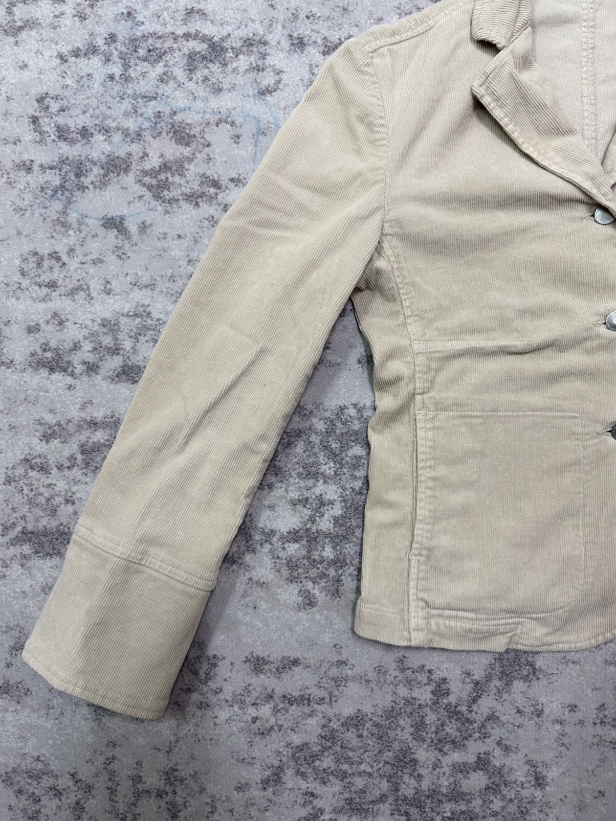 United Colors Of Benetton United colors of benetton coduroy open colar blazer jacket Size XS / US 0-2 / IT 36-38 - 4 Thumbnail