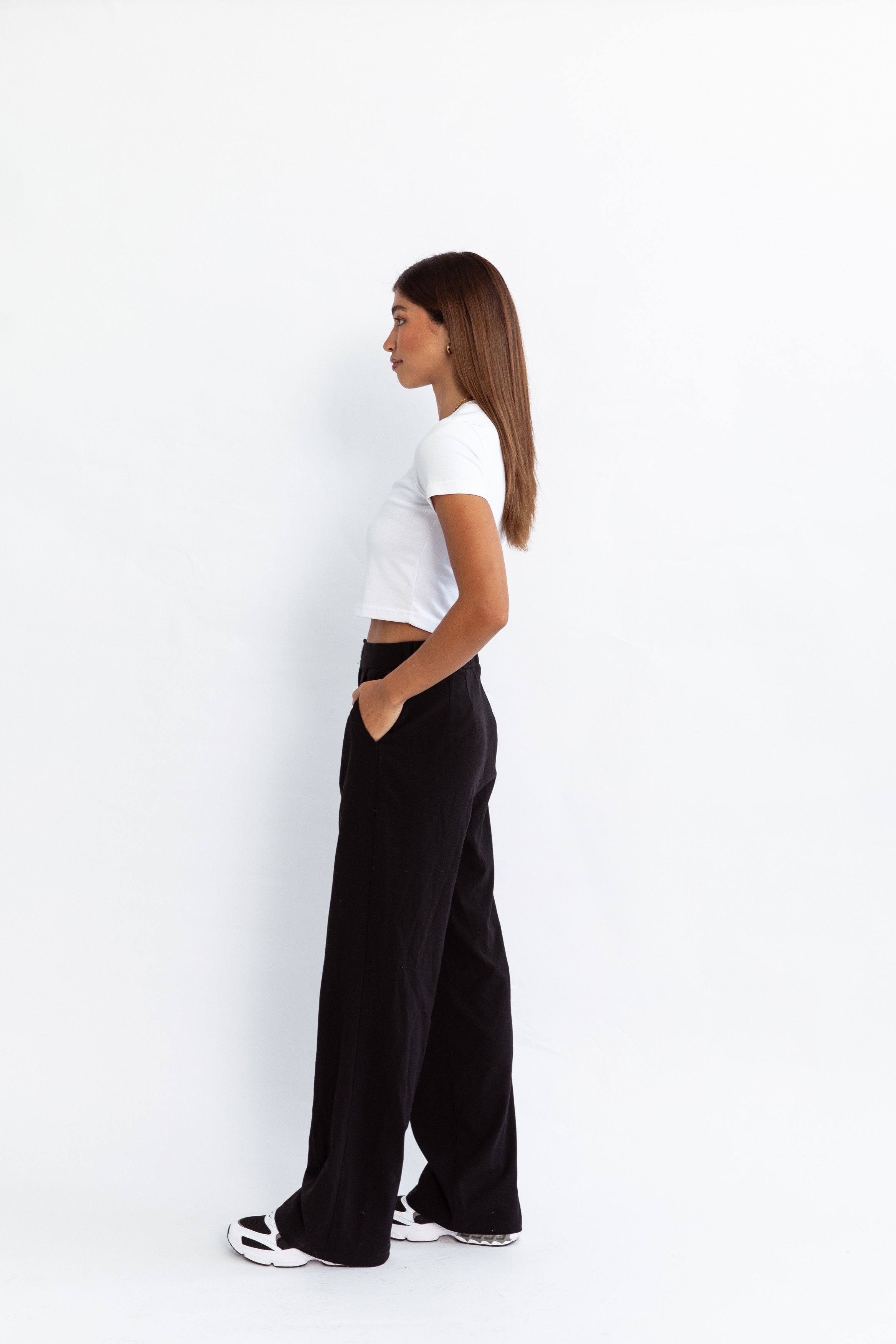Other White cotten crop tee Size XS / US 0-2 / IT 36-38 - 3 Thumbnail