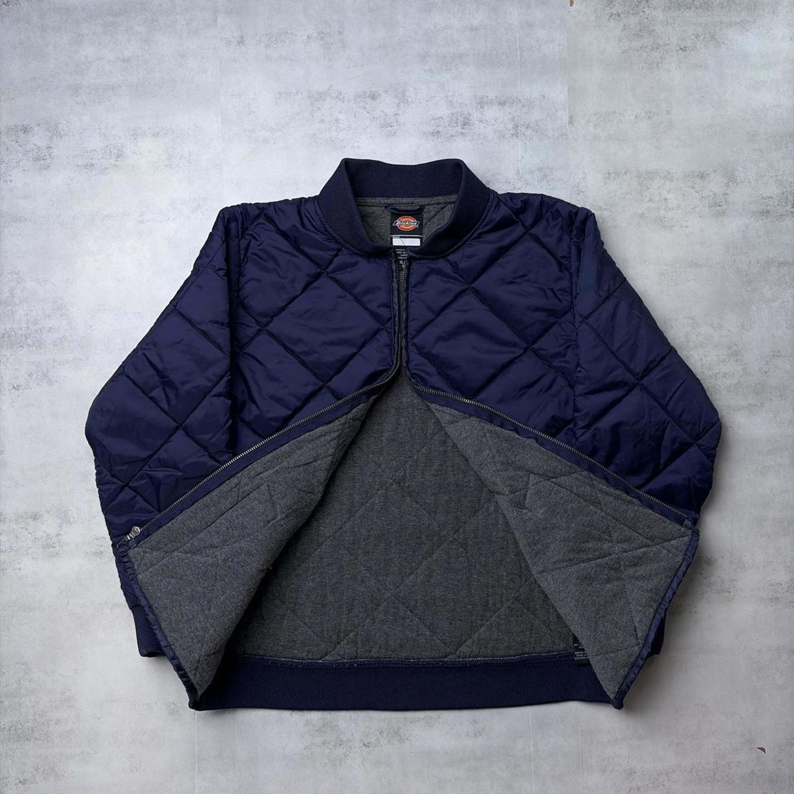 Dickies Y2K Navy Dickies Workwear Quilted Puffer Bomber Jacket Size M / US 6-8 / IT 42-44 - 2 Thumbnail