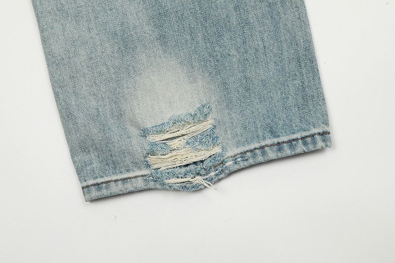 Japanese Brand High street American style light blue wide-leg jeans for men Size US 32 / EU 48 - 6 Thumbnail