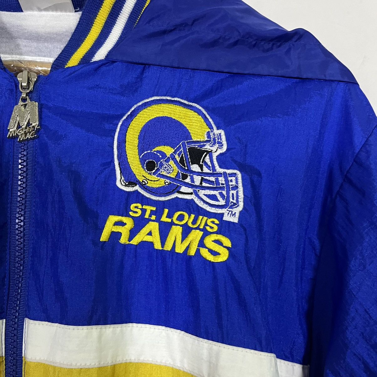 NFL NFL TOUCHDOWN CLUB ST.LOUIS RAM MIGHTY-MAC HOODED JACKET Size US M / EU 48-50 / 2 - 4 Thumbnail