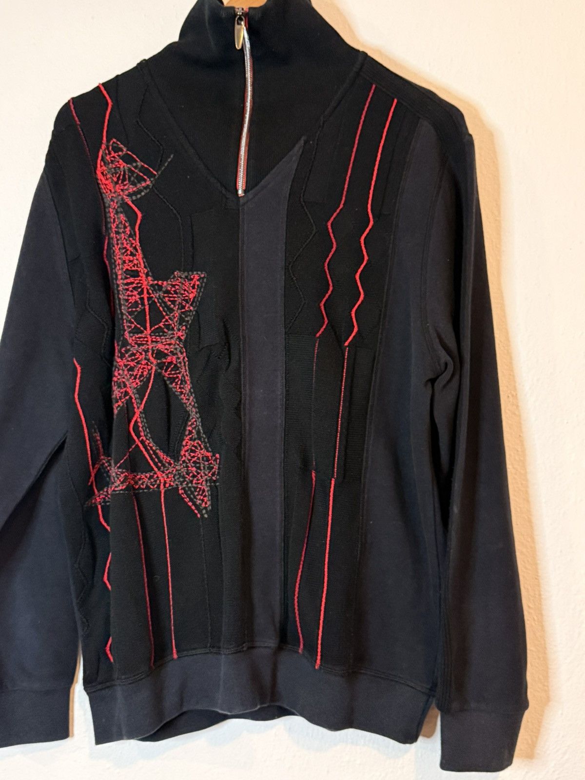 Carlo Colucci Vintage Avantgarde Carlo Colucci 1/4 Zip Pullover Only Japan Size US M / EU 48-50 / 2 - 3 Thumbnail