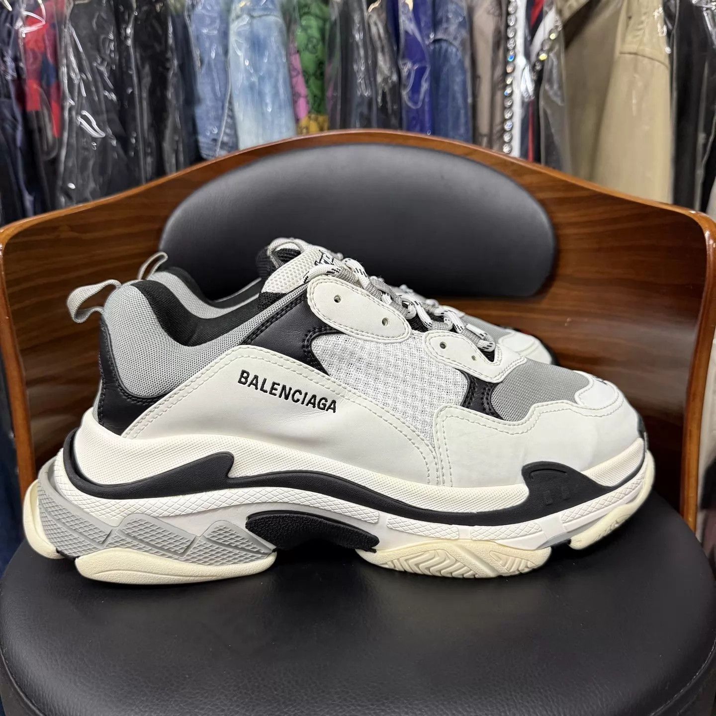 Balenciaga Balenciaga Triples Panda White Black 45 Size US 12 / EU 45 - 4 Thumbnail