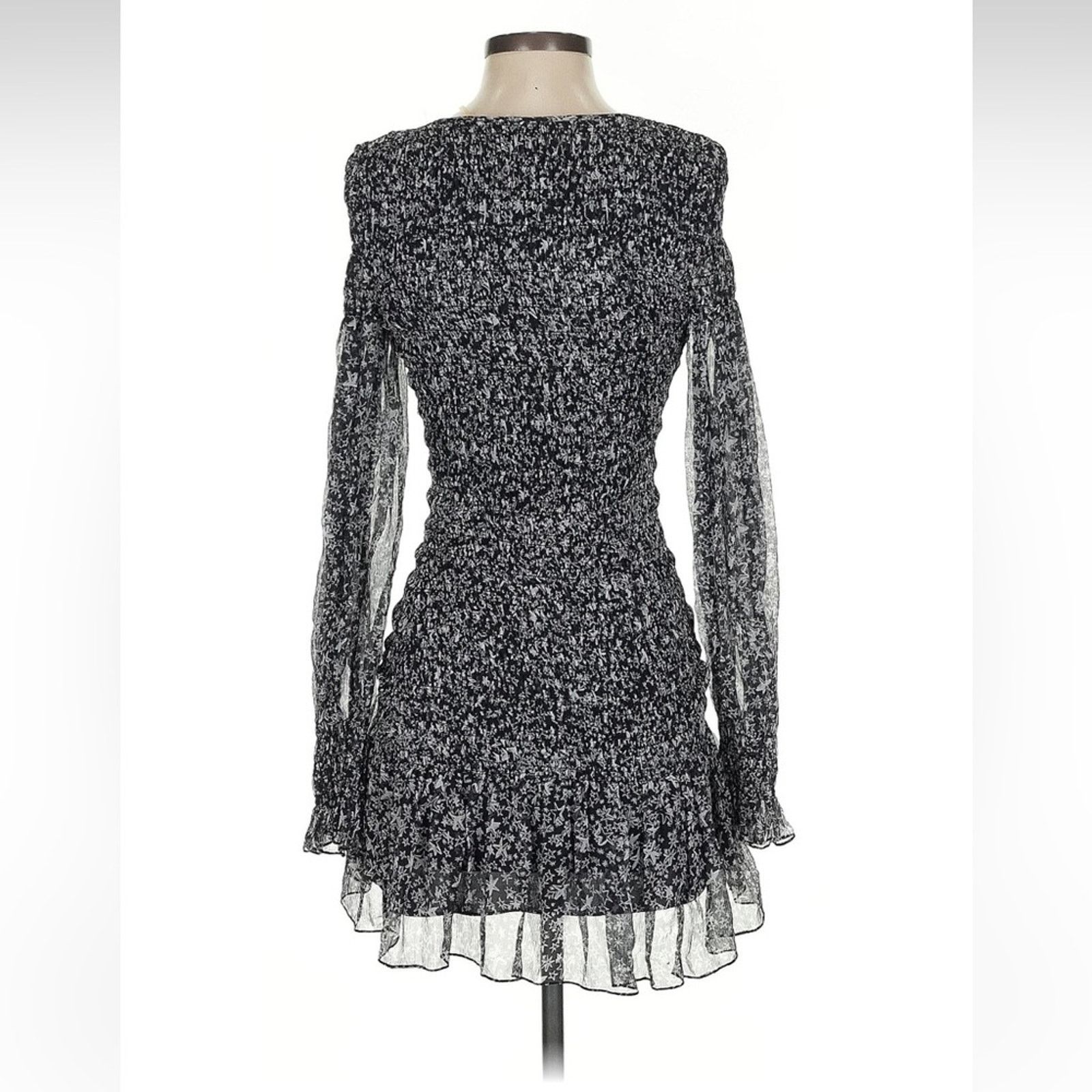 LoveShackFancy LoveShackFancy Scarlett Mini Dress - Size XS - 100% Silk Size XS / US 0-2 / IT 36-38 - 4 Thumbnail