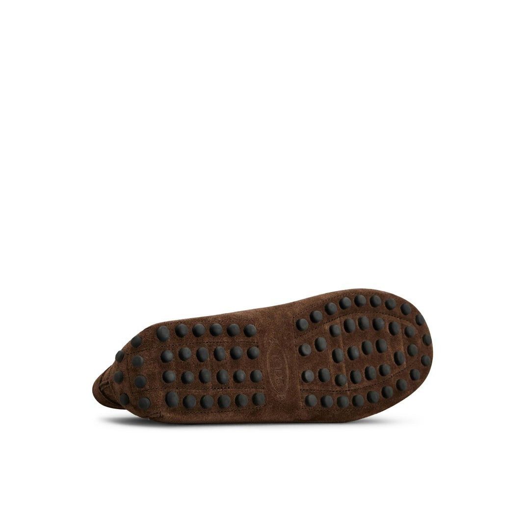 TOD'S Gommino Brown Suede Loafers New & Authentic (Women's s
