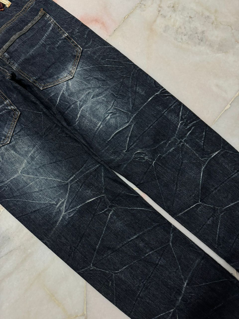 Undercover 💥Double Waist💥Insane Nylus Clawmark Zipper Style Dark Jeans Size US 29 - 19 Thumbnail