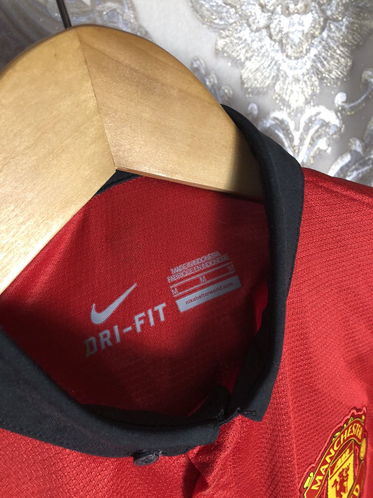 Other VERY RARE NIKE FC MANCHESTER UNITED ENGLAND SOCCER JERSEY Size US M / EU 48-50 / 2 - 6 Thumbnail