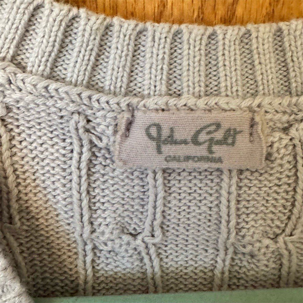 Pacsun John Galt Sweater Vest Womens M Light Purple Cable Knit V-N Size M / US 6-8 / IT 42-44 - 3 Thumbnail