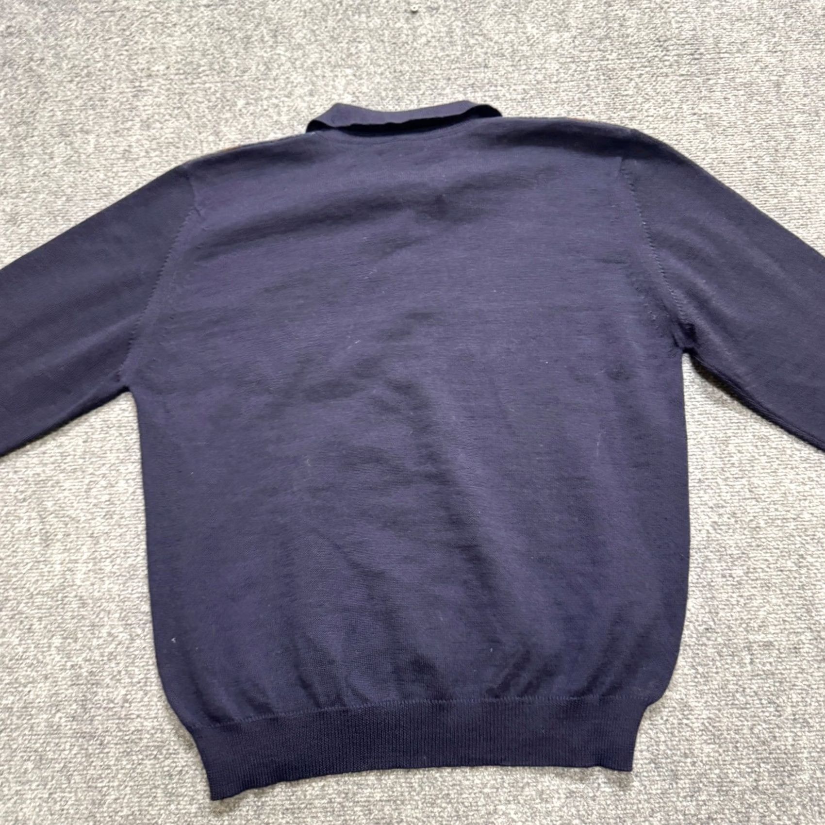 Vintage VINTAGE Tricots St Raphael Polo Sweater Wool Mens M 90s Geometric Grandpa Knit Shirt Mens M Wool Geometric 90s Knit Grandpa Size US M / EU 48-50 / 2 - 8 Thumbnail