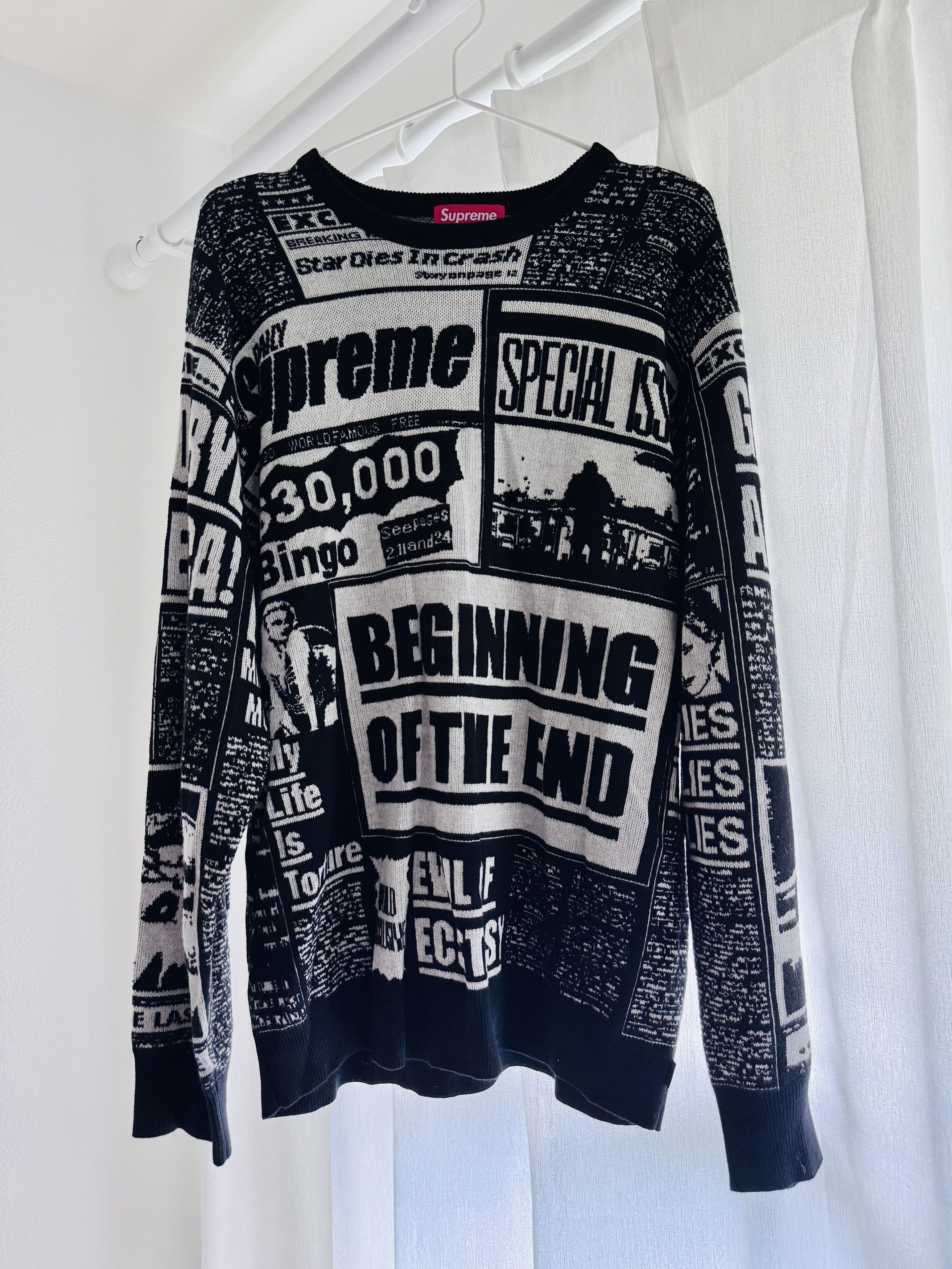 Supreme Supreme Chain Link Sweater | Grailed