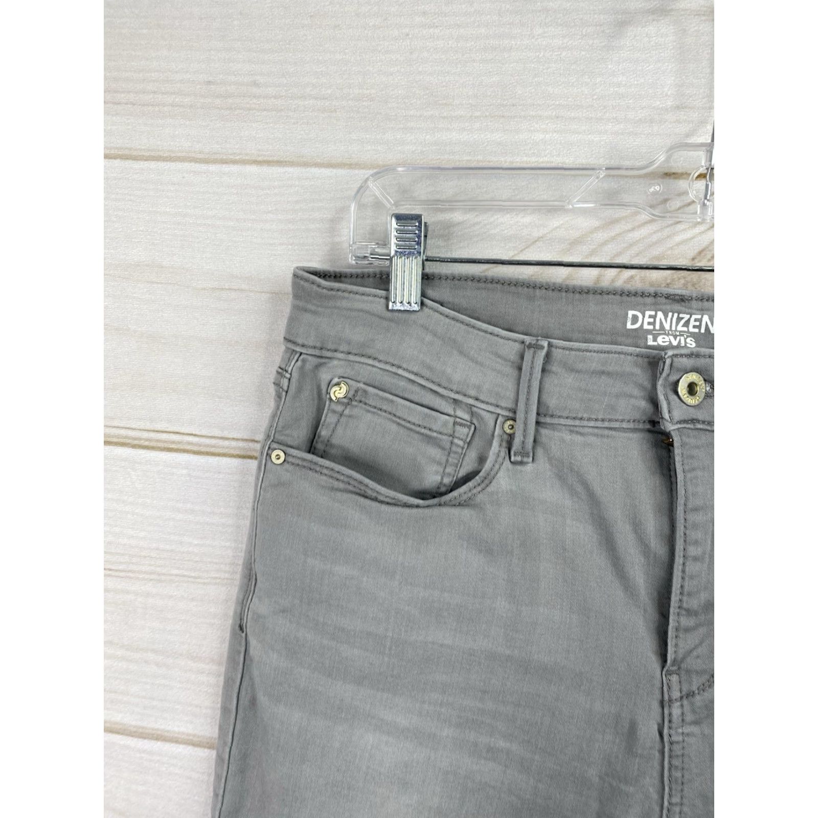 Denizen DENIZEN Levi's Jeans Skinny High Rise Sz 10 W30 Gray Stretch Denim - 5-Pocket Slim City Womens Jeans Set Size 32" / US 10 / IT 46 - 2 Thumbnail