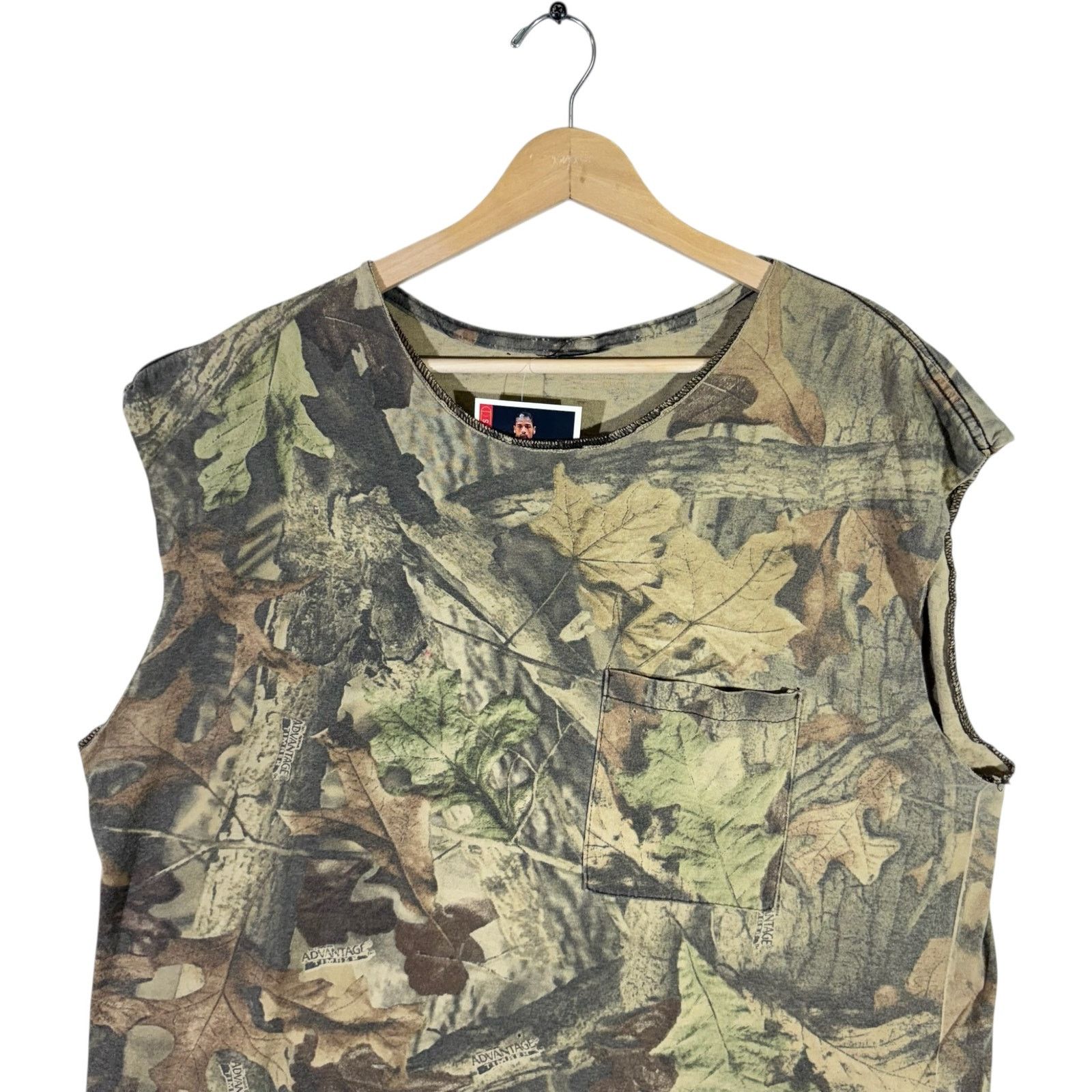 Vintage Vintage Tree Camo Pocket Tank Top XL Size US XL / EU 56 / 4 - 2 Thumbnail