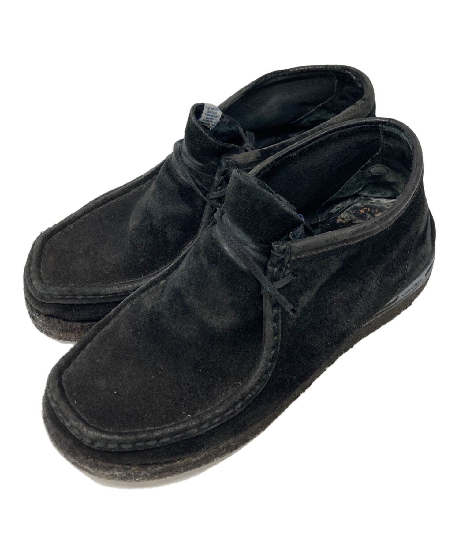 VISVIM Beuys Trekker Folk Sneakers Black Size US 9.5