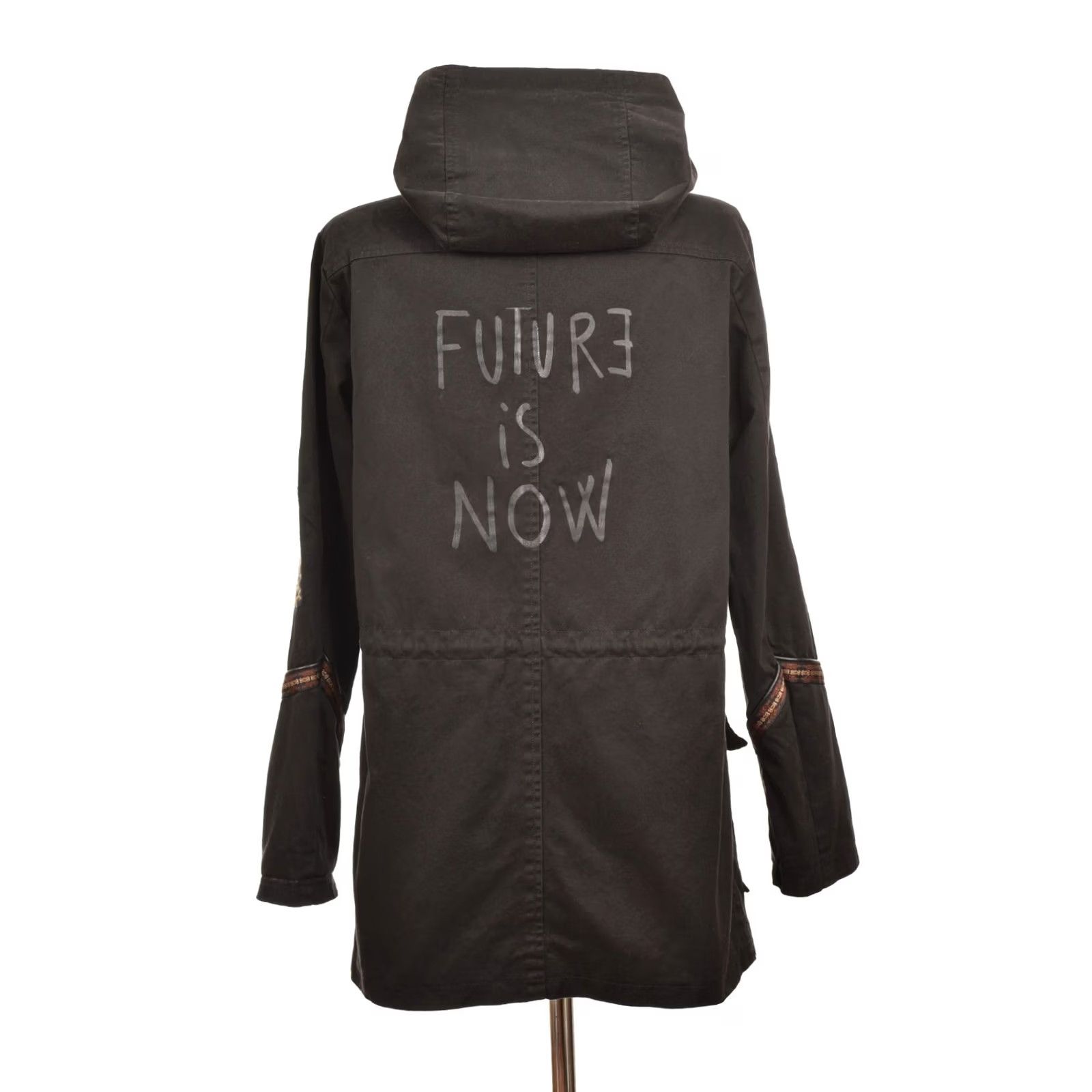 Desigual DDP Desigual Dunia Parka Jacket with Embroidery 20WWEWXA EU 38 Black Womens Size 38 Parka Embroidery Desigual Dunia Parka Jacket Women's 38 Black Size XS / US 0-2 / IT 36-38 - 5 Thumbnail