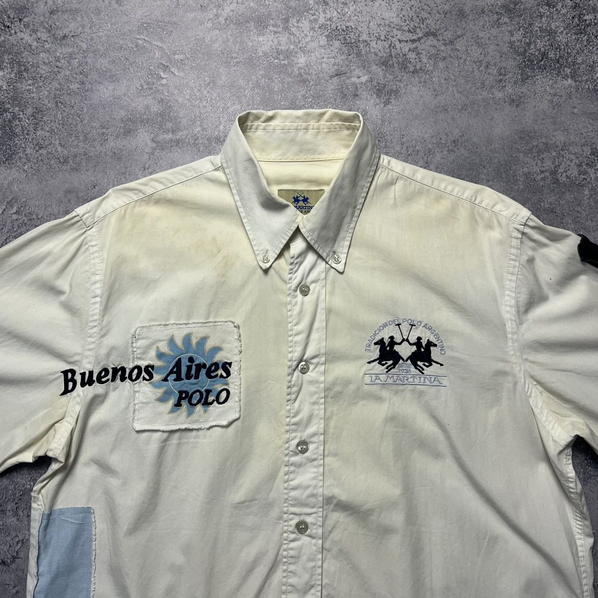 La Martina Vintage La Martina Buenos Aires #1 Shirt Button Down Size US L / EU 52-54 / 3 - 2 Thumbnail