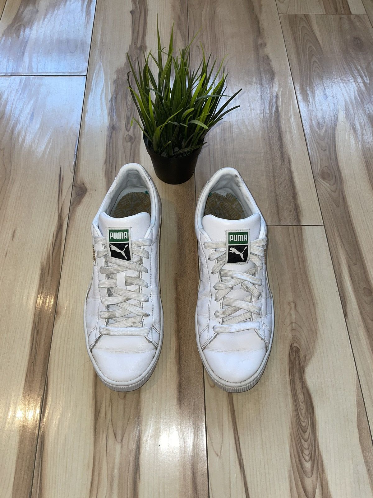 Puma × Vintage Leather Shoes Puma Basket Streetwear Vintage Size US 8 / EU 41 - 5 Thumbnail
