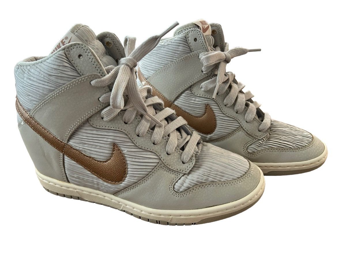 nike hi dunk wedge black