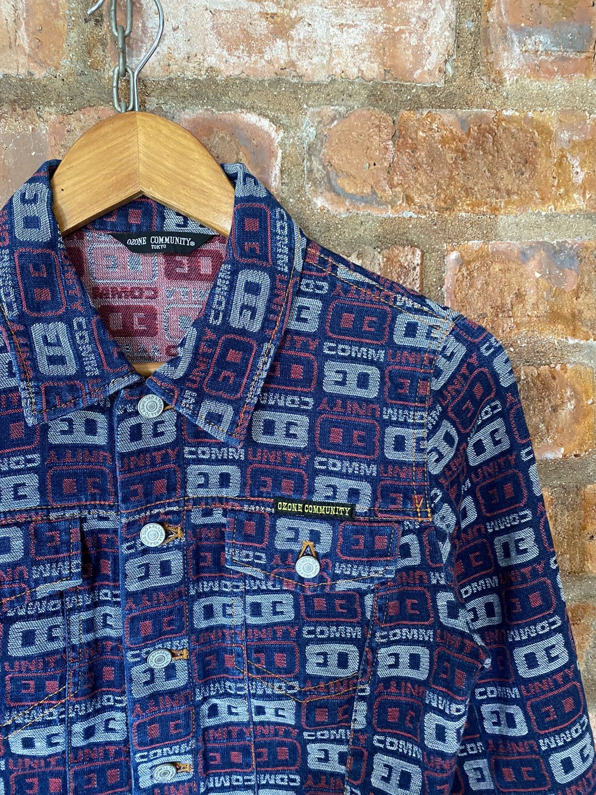 Beauty Beast × Hysteric Glamour × Japanese Brand 1980s Ozone community Hysteric Glamour jacquard jacket Size S / US 4 / IT 40 - 5 Thumbnail
