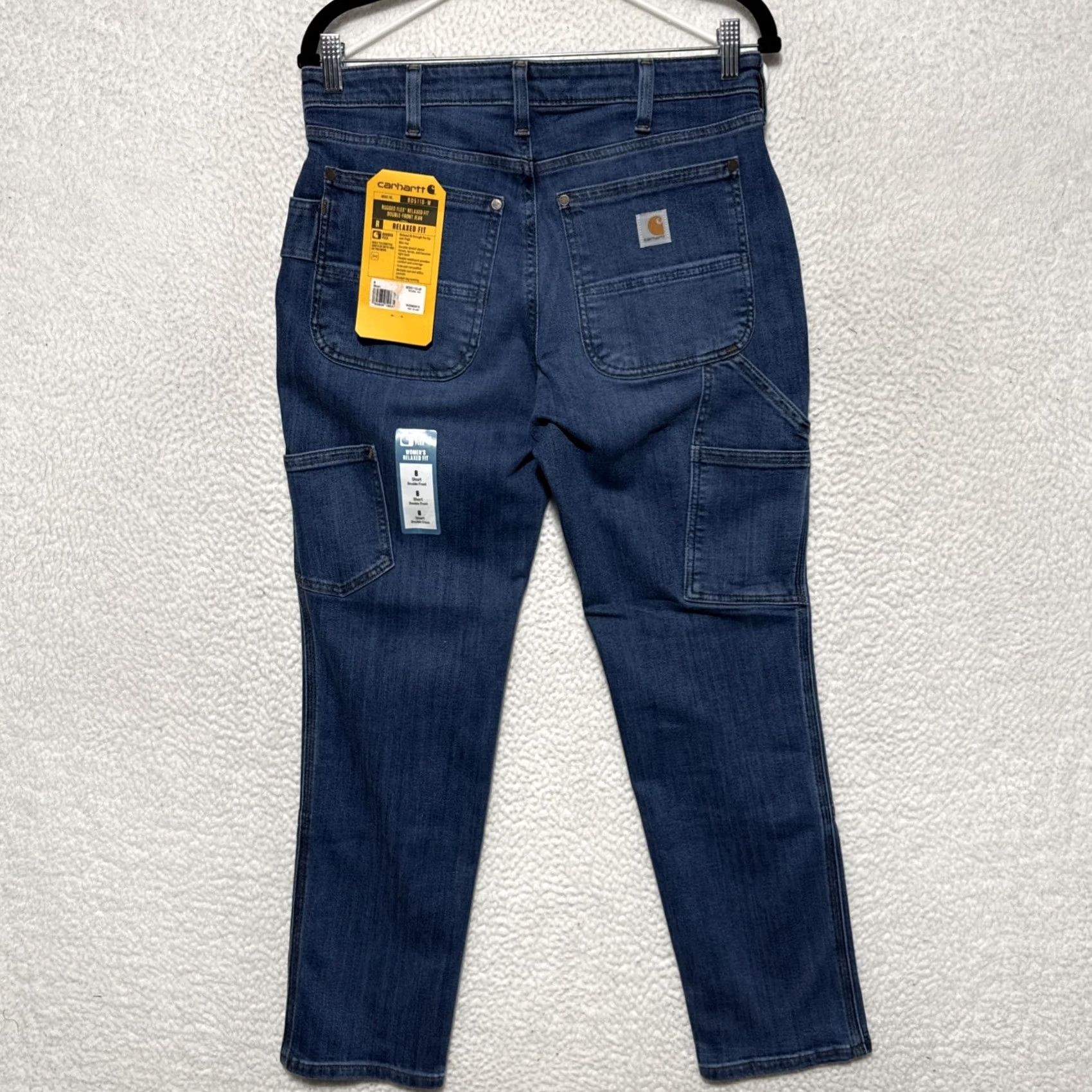 Carhartt VINTAGE Carhartt Rugged Flex® Relaxed Fit Double-Front Jeans Womens Size 8 Short NWT Size 30" / US 8 / IT 44 - 2 Thumbnail