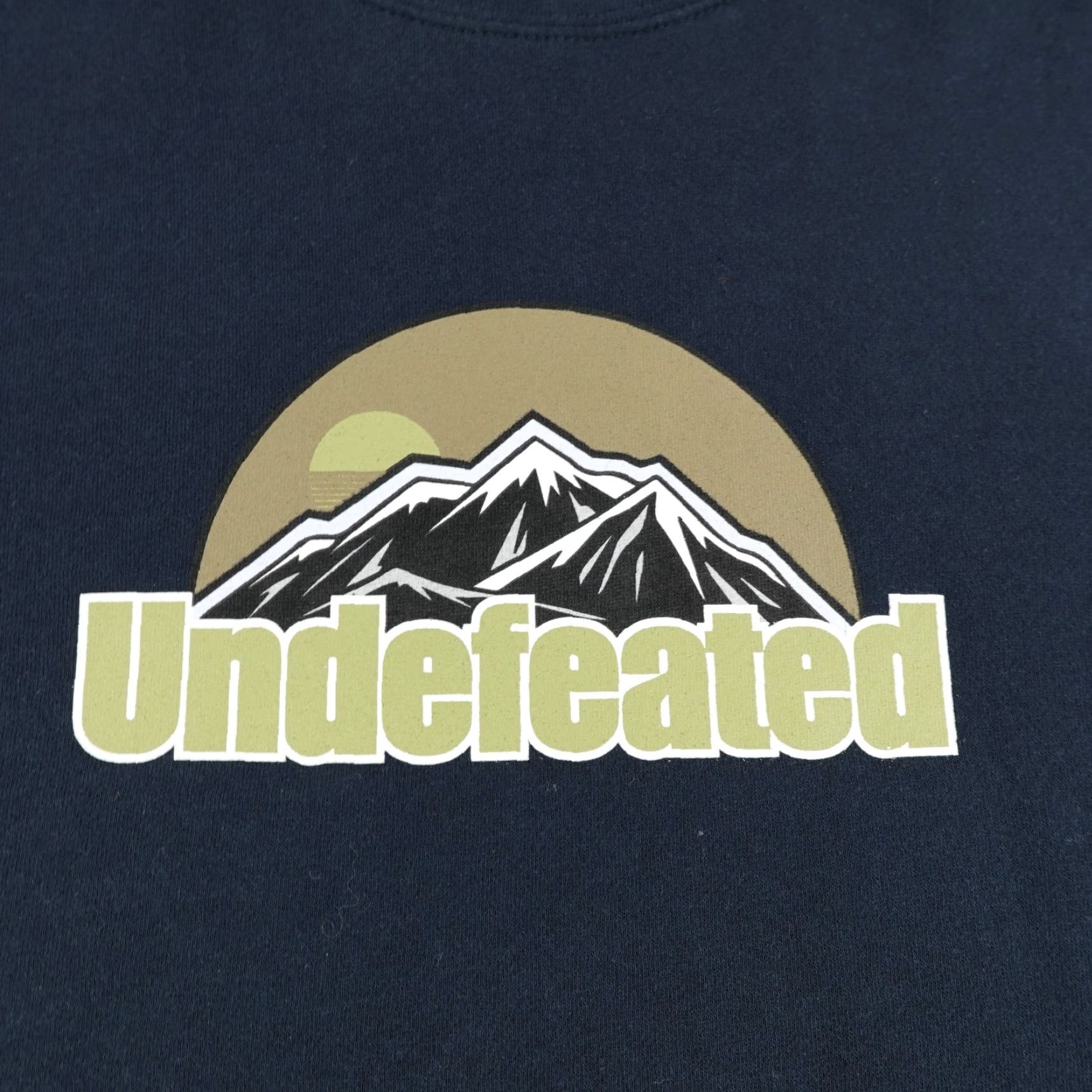 Undefeated VINTAGE Undefeated Sweatshirt Mens Large Blue Fleece Crewneck Pullover Streetwear Skater Logo Graphic Print 90s Mens Size US L / EU 52-54 / 3 - 2 Thumbnail