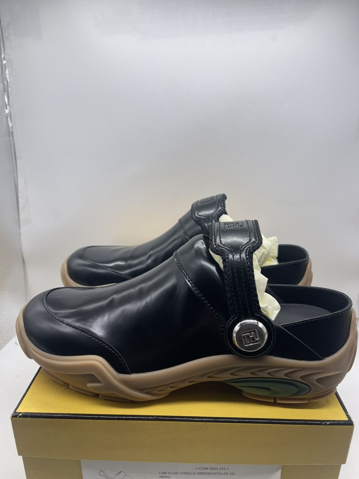 Fendi Fendi LAB CLOG VITELLO ABRASIVATO+FF Size US 9 / EU 42 - 3 Thumbnail