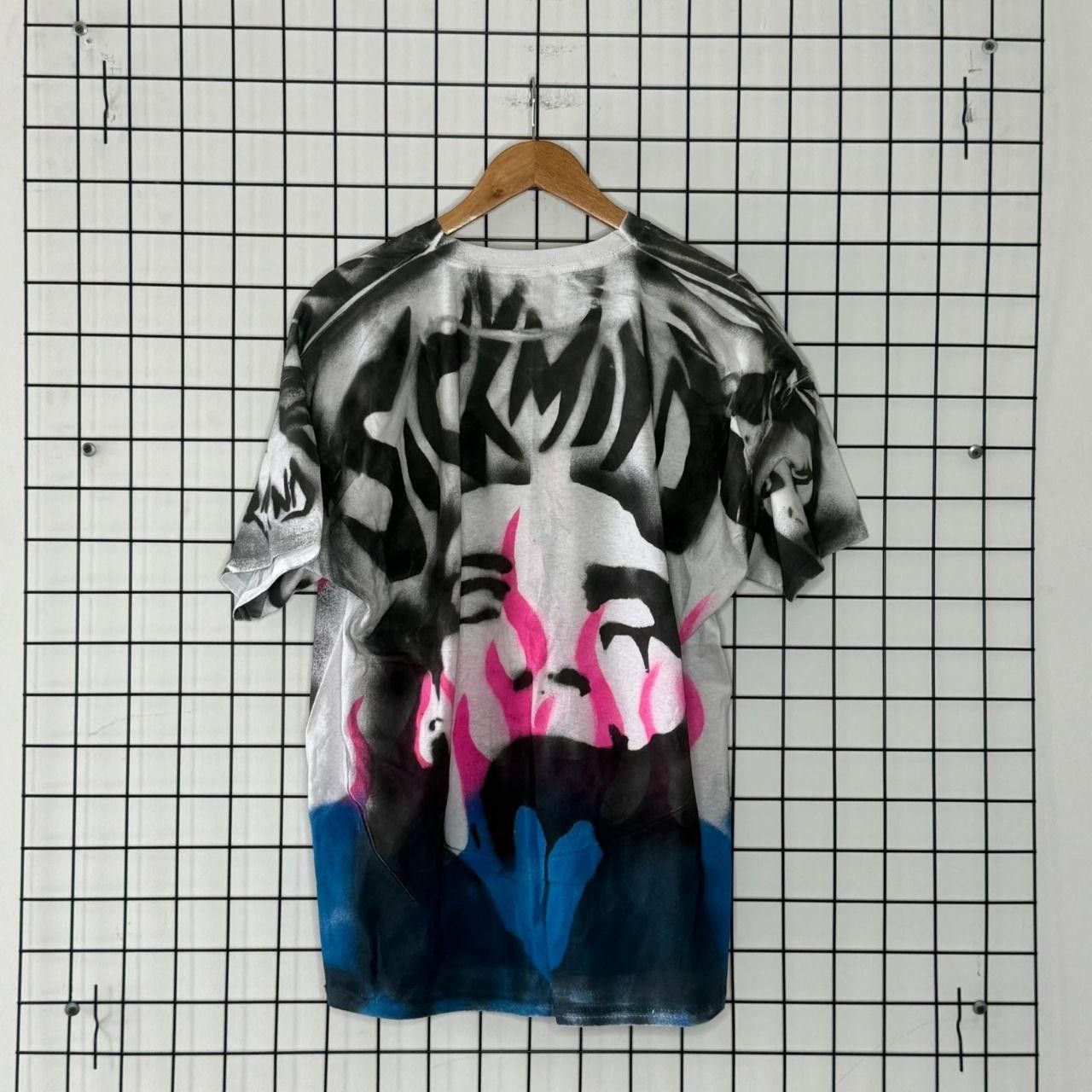 Vintage Vintage Handmade Custom Tee Avantgarde Opium Painted Size US XL / EU 56 / 4 - 2 Thumbnail
