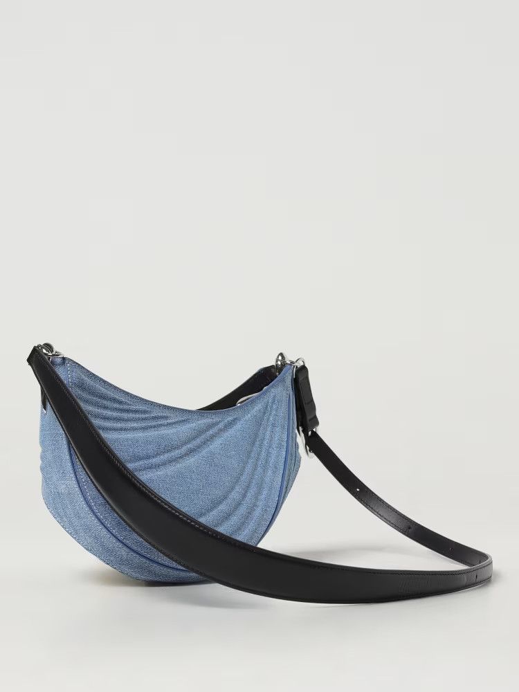 Mugler o1s22i1n1024 Size: OS / Small Denim Curve Shoulder Bag Size ONE SIZE - 2 Thumbnail