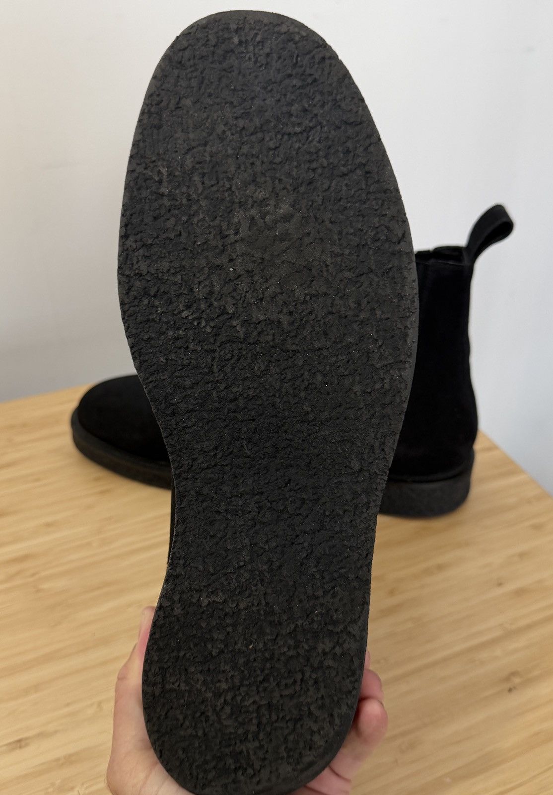 Saint Laurent Paris SAINT LAURENT Mens Hugo 35 Black Suede Chelsea Boot Size 45 Size US 12 / EU 45 - 3 Thumbnail