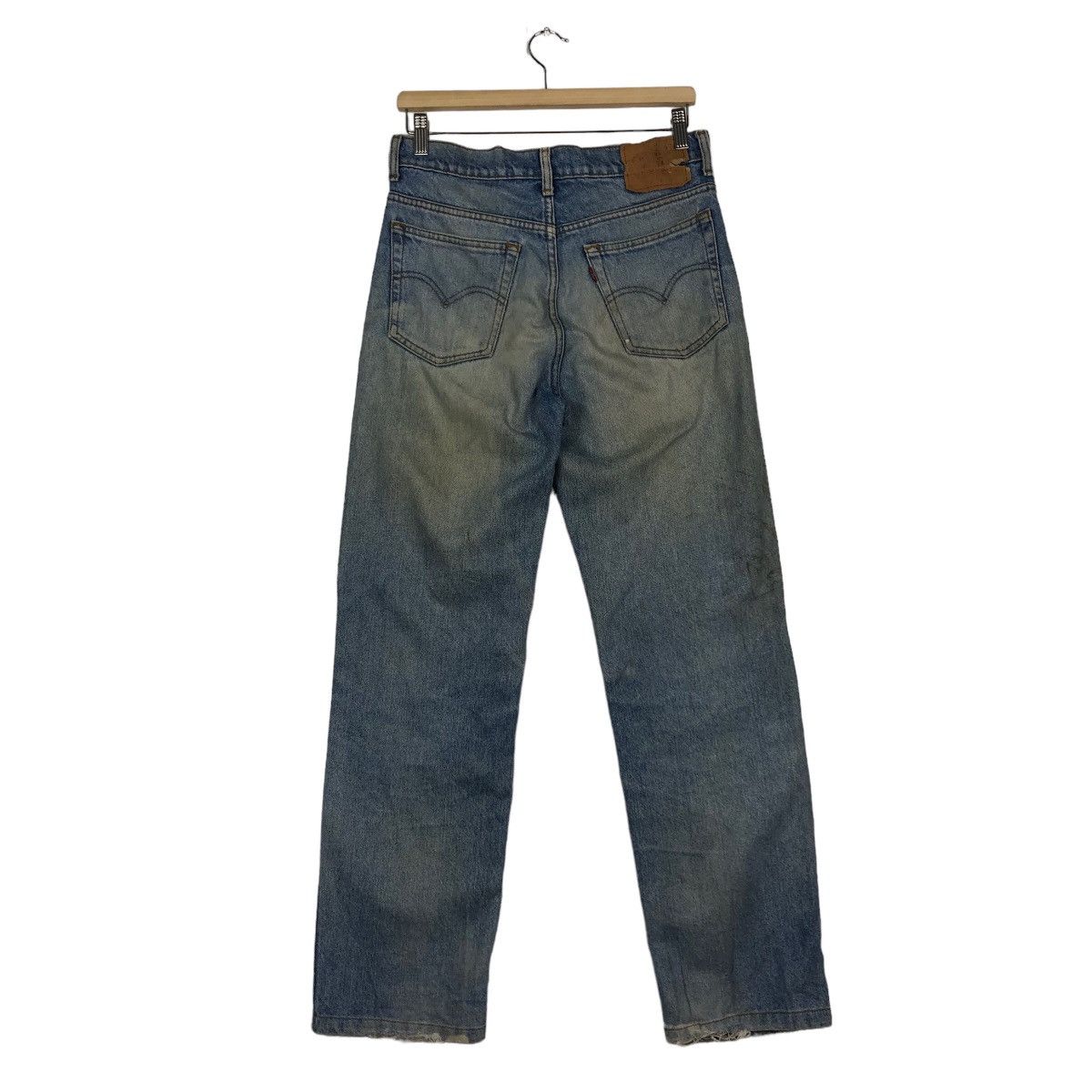 Levi's 🔥90’s Vintage Selvedges Distressed Jeans Levi’s Made in USA Size US 30 / EU 46 - 7 Thumbnail