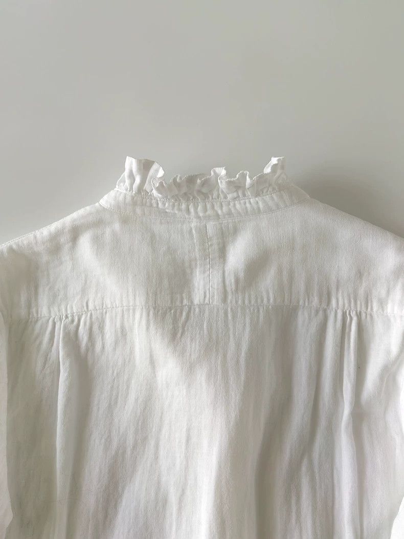 Kapital White Cotton Long Sleeve Shirt for Women-2506 Size US M / EU 48-50 / 2 - 7 Thumbnail