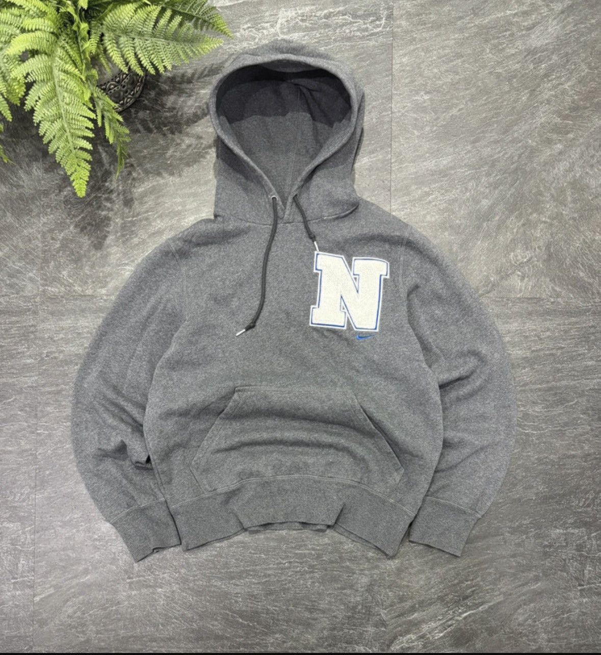 Nike 00s Nike 3D Fleece Retro Logo Oversized Hoodie Rare Size US S / EU 44-46 / 1 - 1 Thumbnail