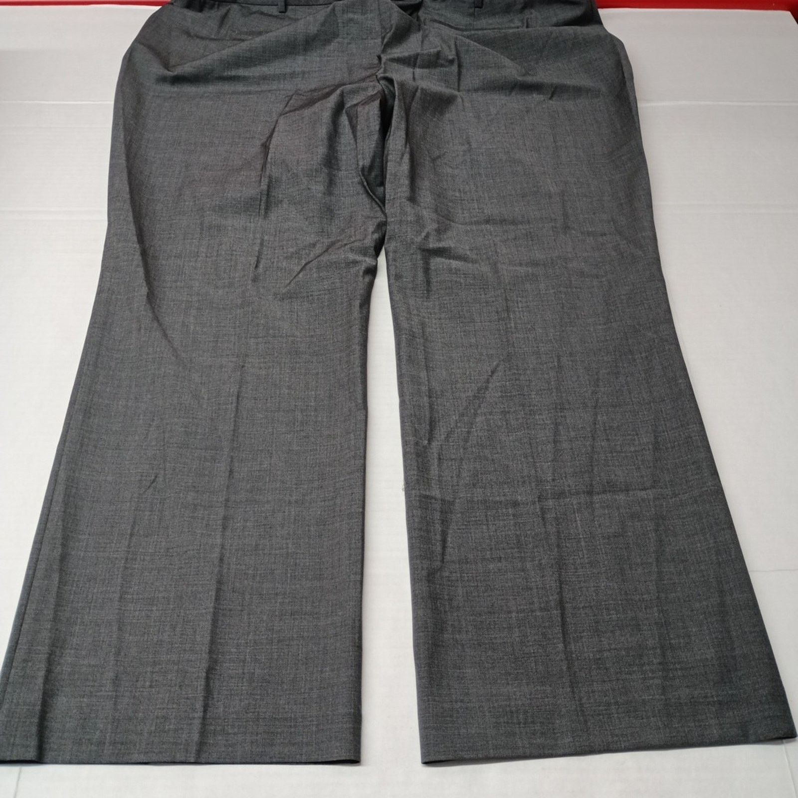 Other Talbots Signature Women High Waist Pants 24W Gray Wool Blend Size 32" / US 10 / IT 46 - 8 Thumbnail