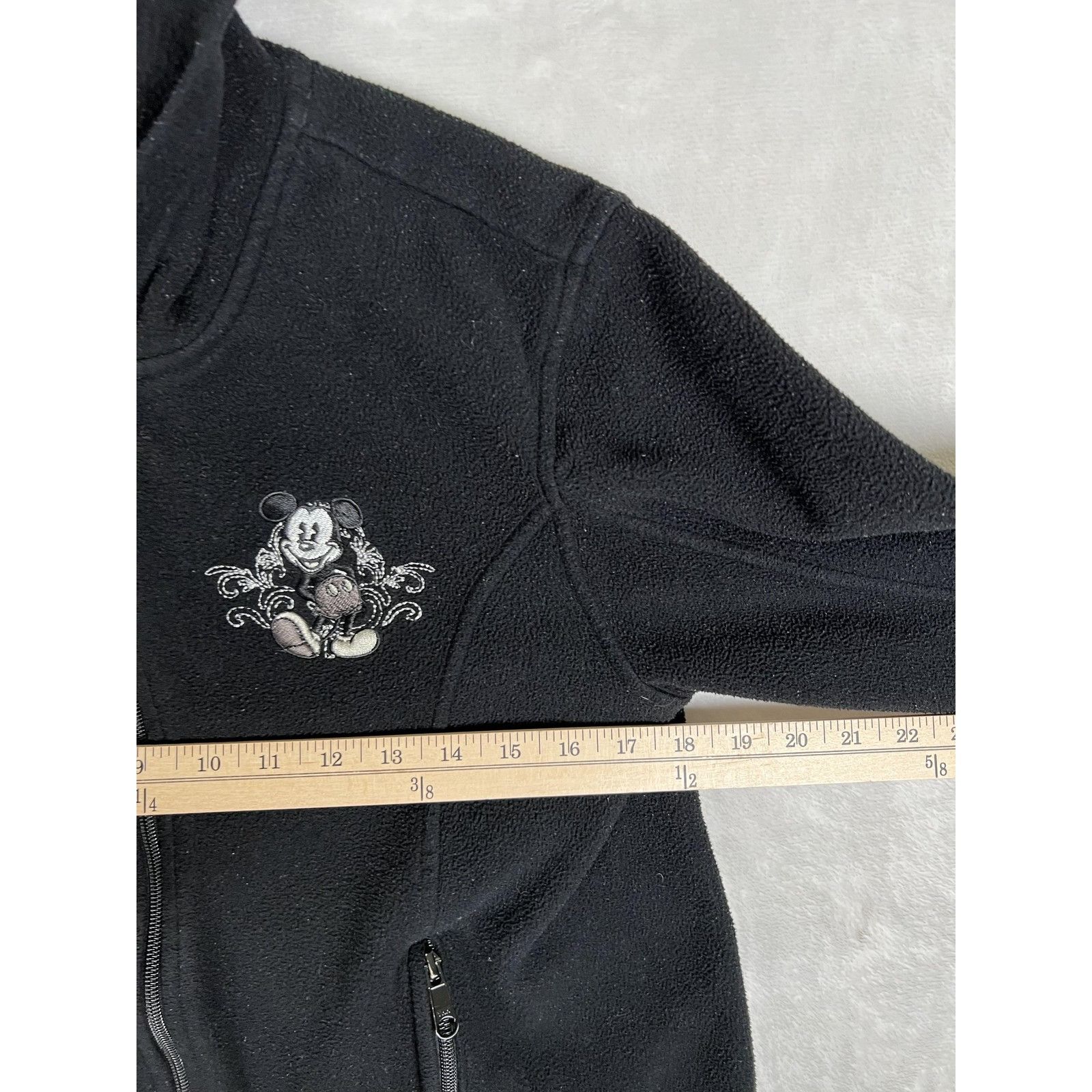 Disney Vintage Disneyland Mickey Mouse Disney Fleece Jacket Women's Size M / US 6-8 / IT 42-44 - 7 Thumbnail