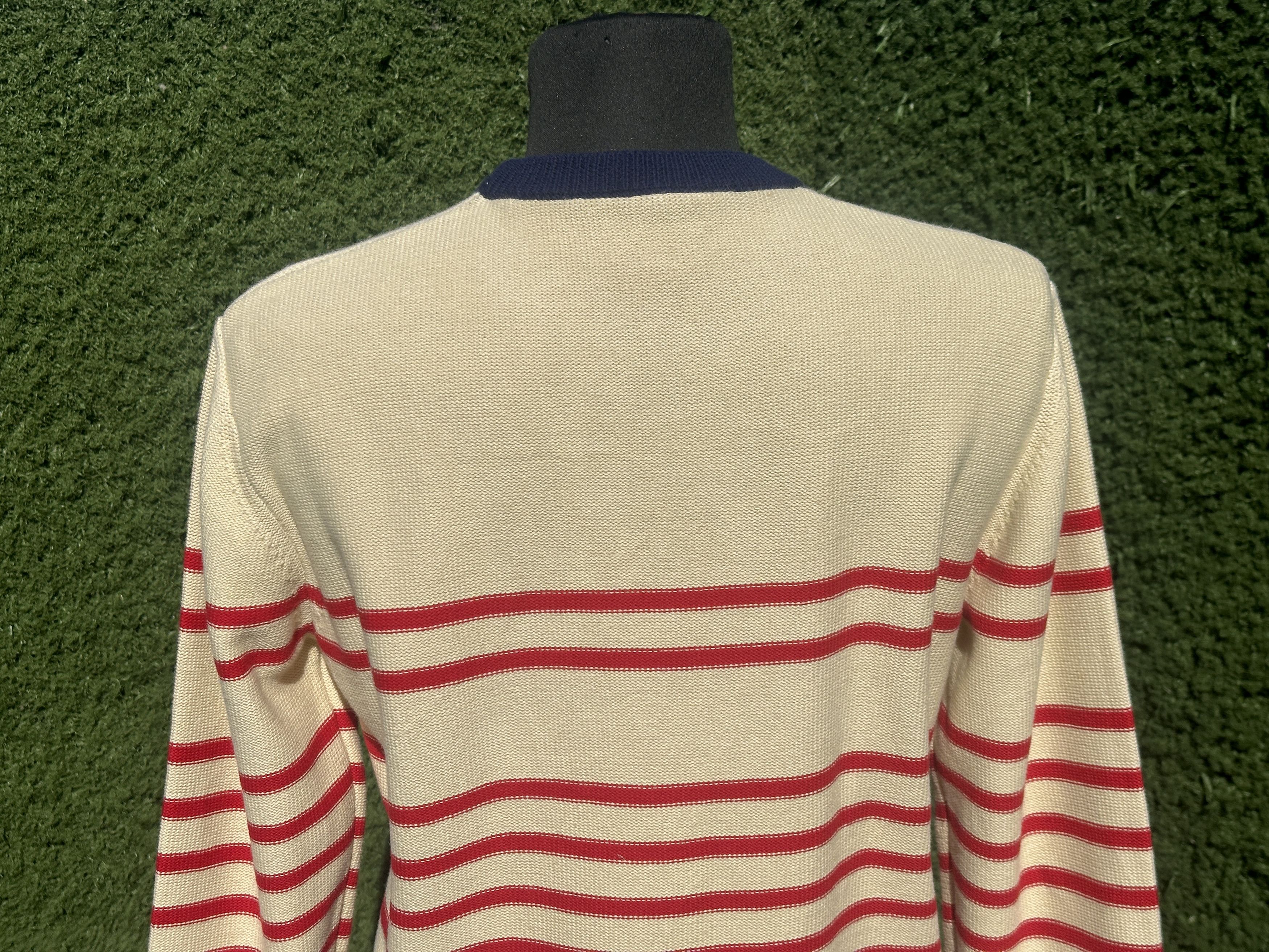 Gucci Luxury Gucci Knit Striped Sweater Crew Neck Size M 175/96 A Size US M / EU 48-50 / 2 - 4 Thumbnail
