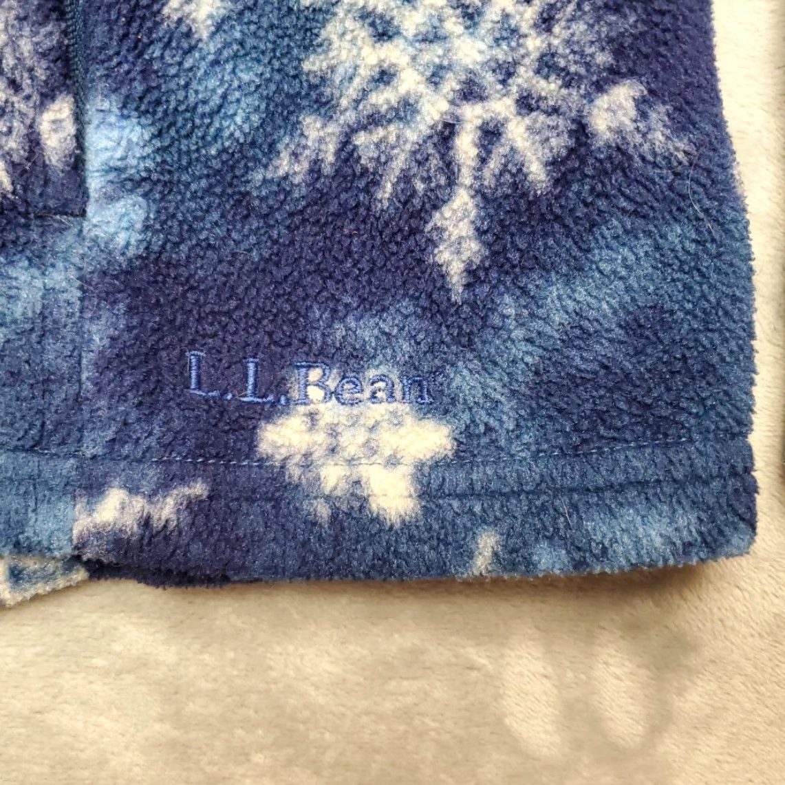 Vintage VTG LL Bean Pullover Fleece Womens Large Blue Snap Nature Outdoors Gorp Embroidered Logo Fair Isle 90s Accessories Jacket Mens Womens Size L / US 10 / IT 46 - 6 Thumbnail