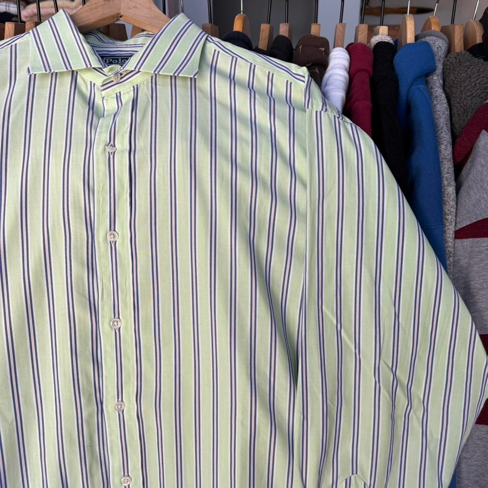 Polo Ralph Lauren Vintage polo ralph lauren stripped button down shirt Size US XL / EU 56 / 4 - 3 Thumbnail