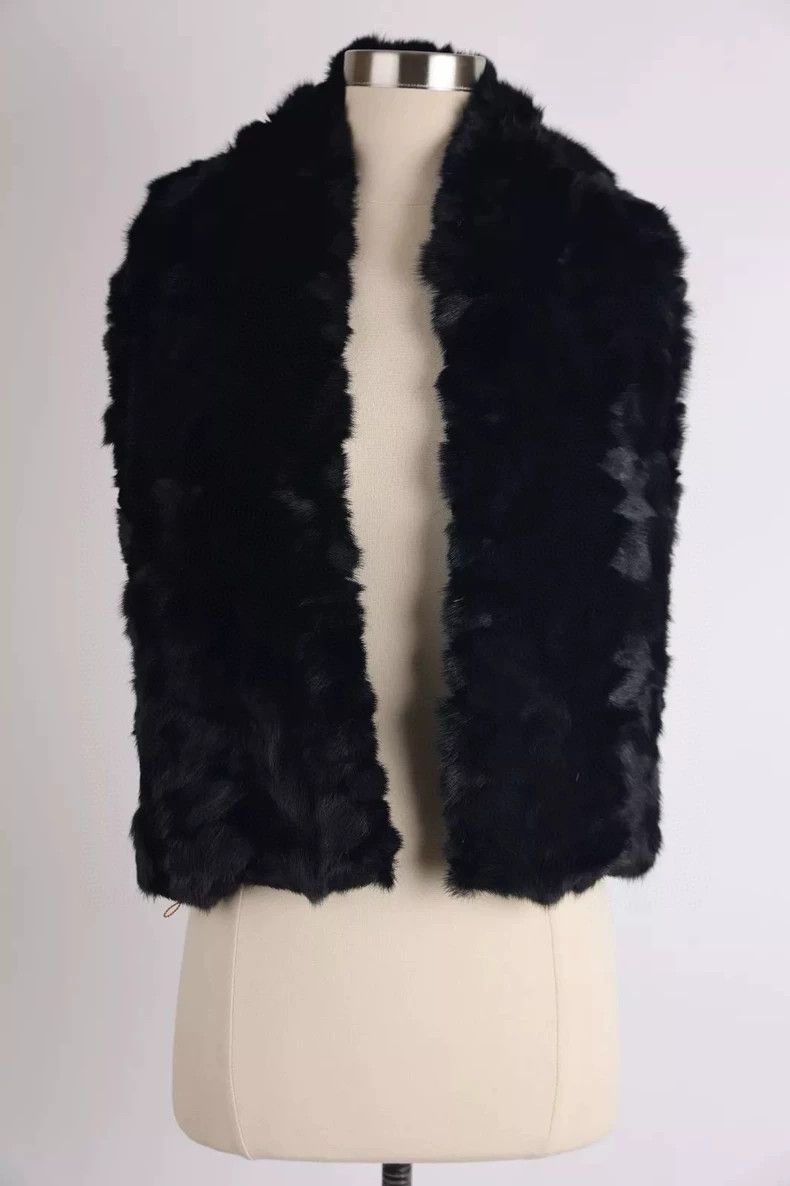 Loro Piana LORO PIANA size130*20cm Purple fur scarf. Neck scarf Size ONE SIZE - 1 Thumbnail