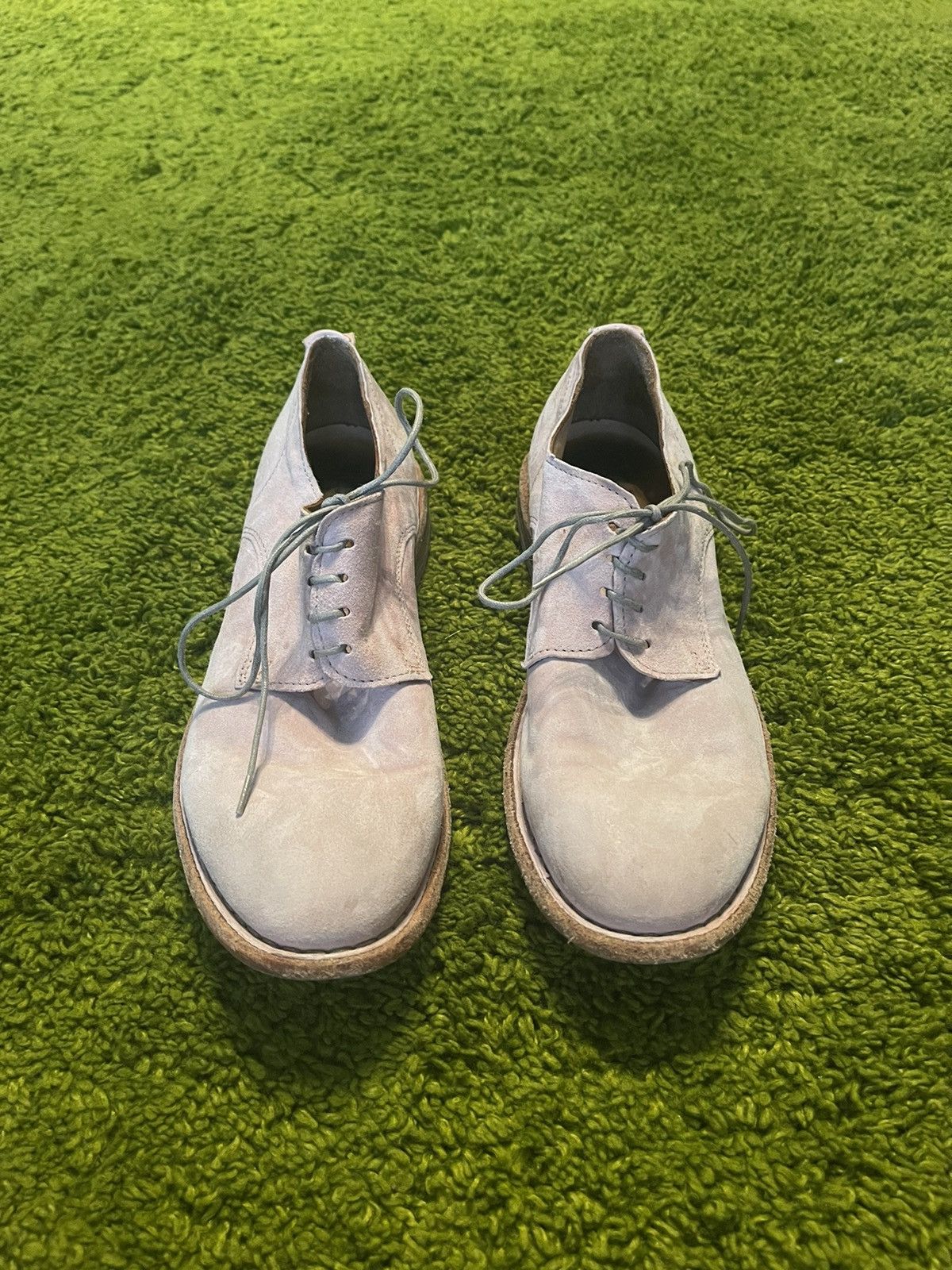 Designer × MoMA Moma avant garde suede derby shoes Size US 6 / IT 36 - 5 Thumbnail