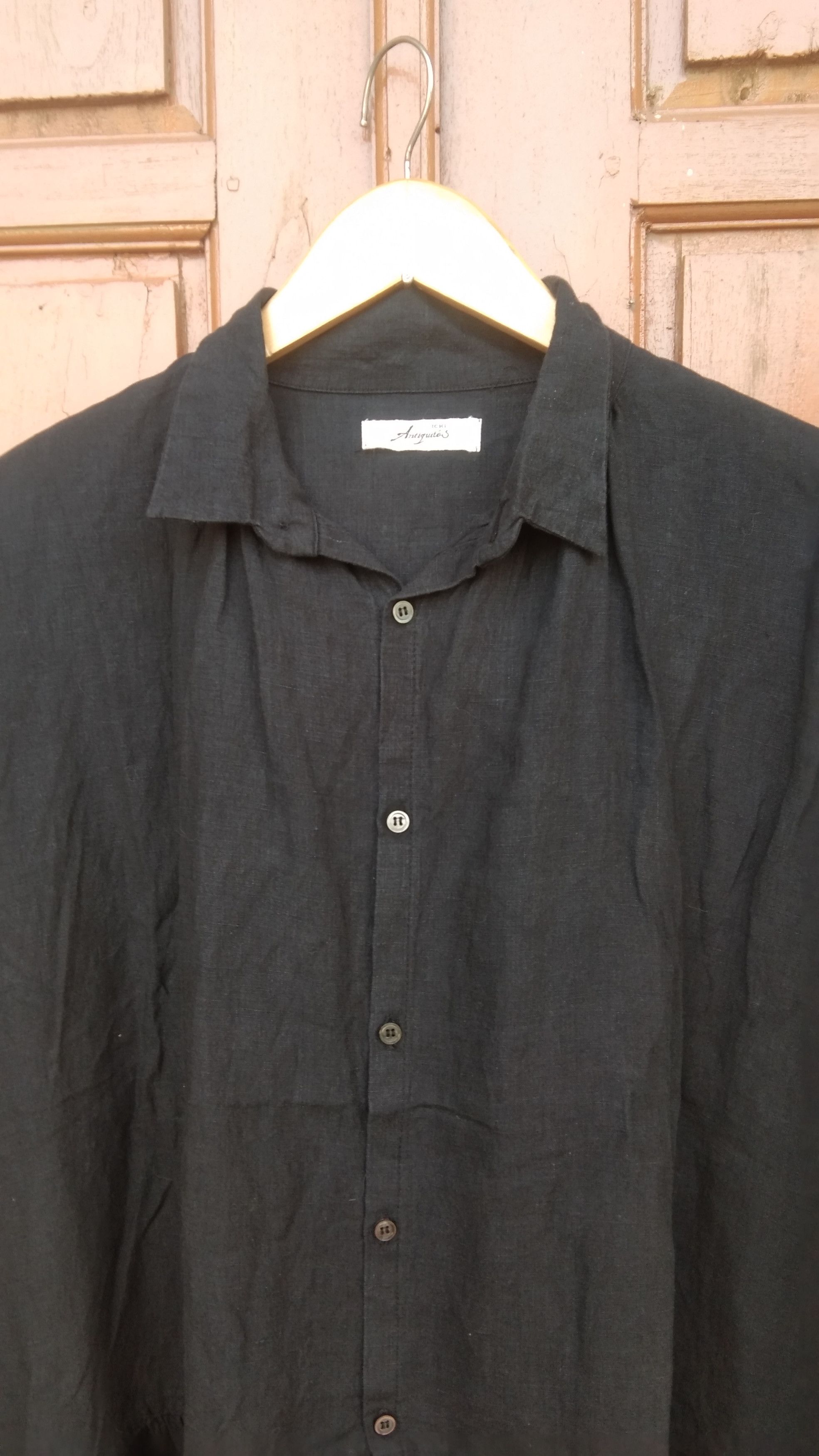 Japanese Brand Ichi Linen long dress Size XL / US 12-14 / IT 48-50 - 2 Thumbnail