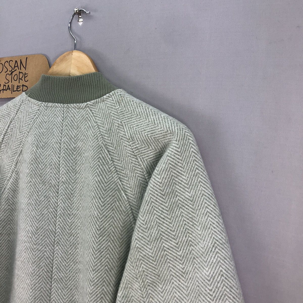 Japanese Brand Y2K Coen Herringbone Long Wool Jacket Size US M / EU 48-50 / 2 - 10 Thumbnail