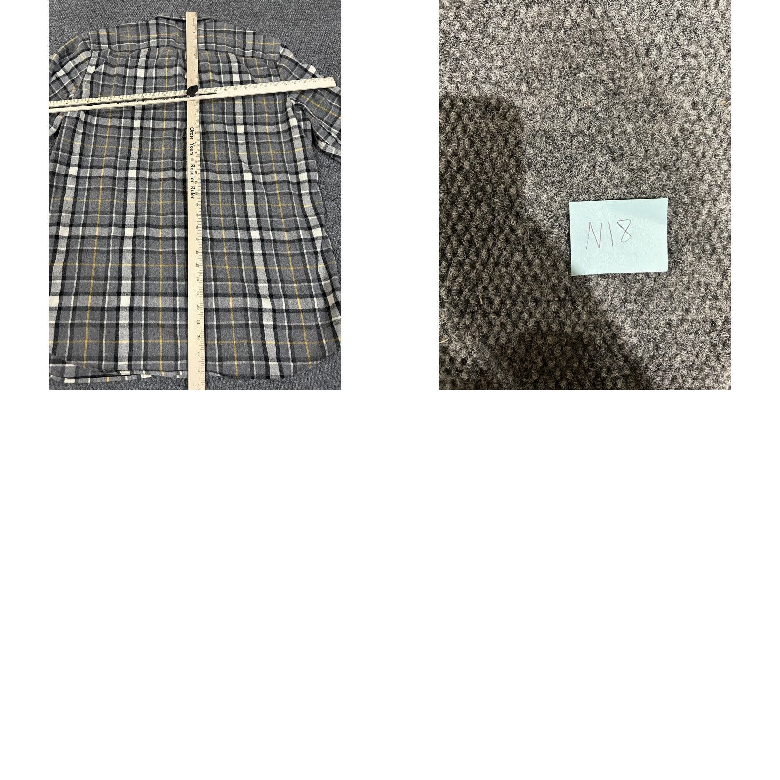 Vintage VINTAGE L.L.Bean Shirt Mens XLT Gray Plaid Flannel Long Sleeve Tall Button Front Size US XL / EU 56 / 4 - 8 Thumbnail