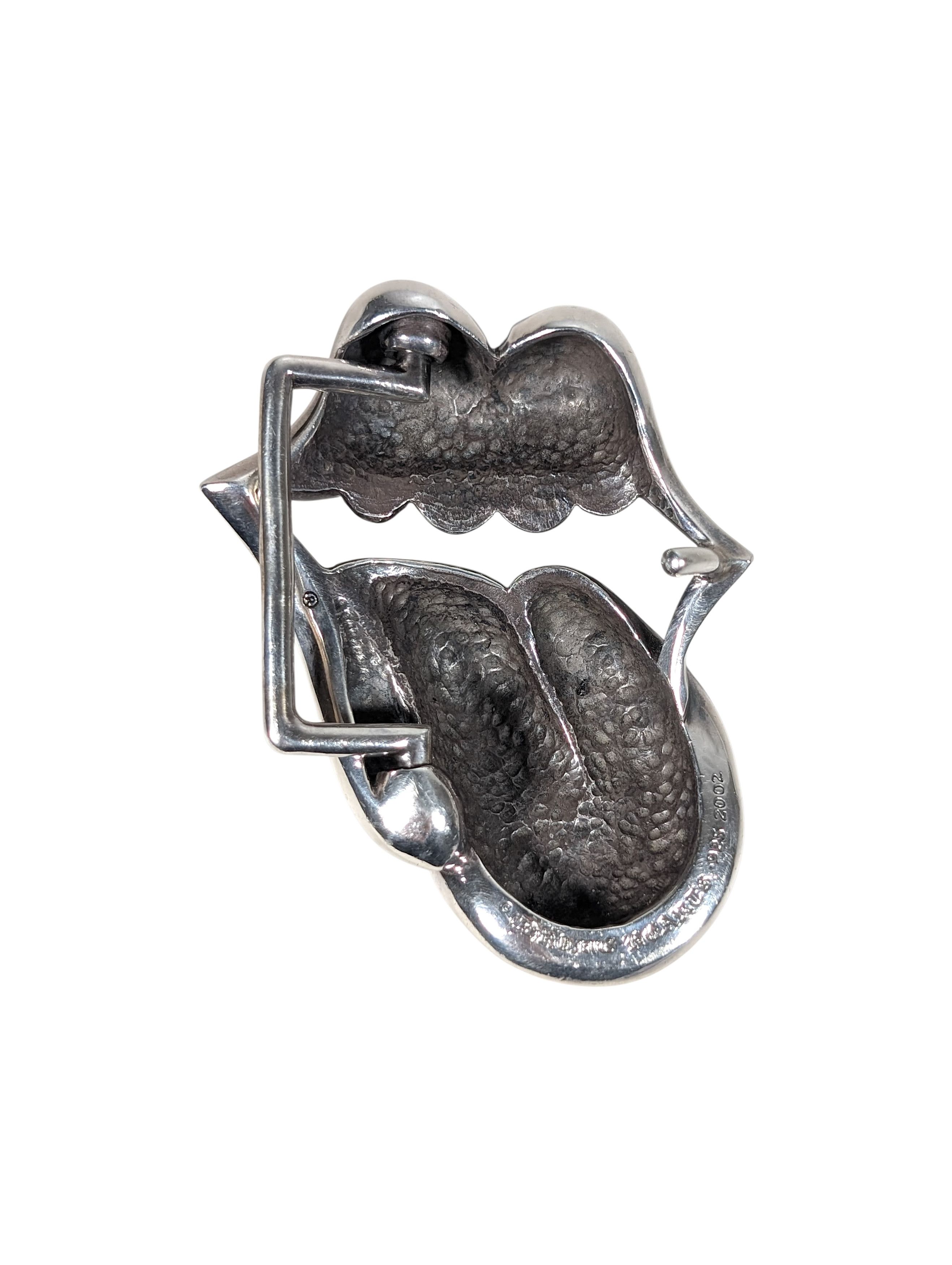 Chrome Hearts Chrome Hearts Rolling Stones Lip & Tongue Silver Buckle Size ONE SIZE - 2 Thumbnail
