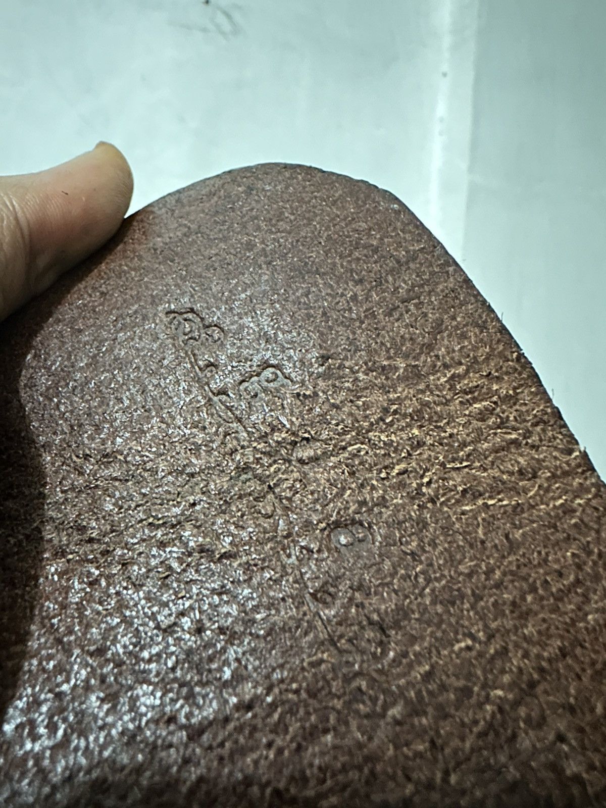 Japanese Brand × Vintage Rare!!! Goa Leather Belt Size ONE SIZE - 5 Thumbnail