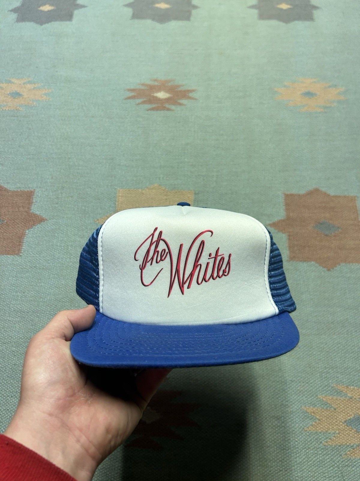 Vintage Vtg trucker hat The Whites country music band white Texas Size ONE SIZE - 2 Thumbnail