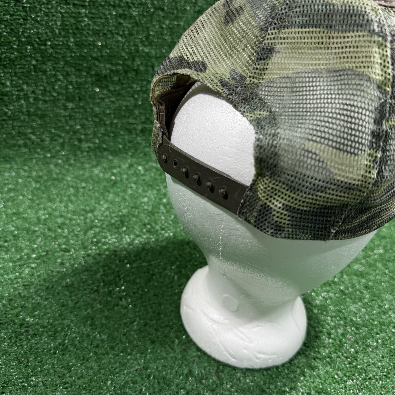 Other Vintage Camo Trucker Hat Mesh Snapback Cap USA Woodland Camo Size ONE SIZE - 3 Thumbnail
