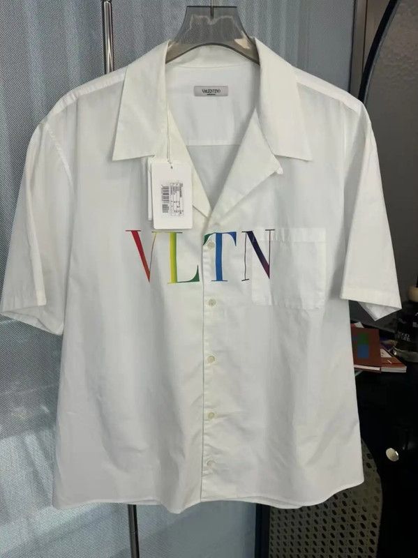 Valentino Valentino White Short Sleeve Shirt for Men 0089 Size US XL / EU 56 / 4 - 1 Thumbnail