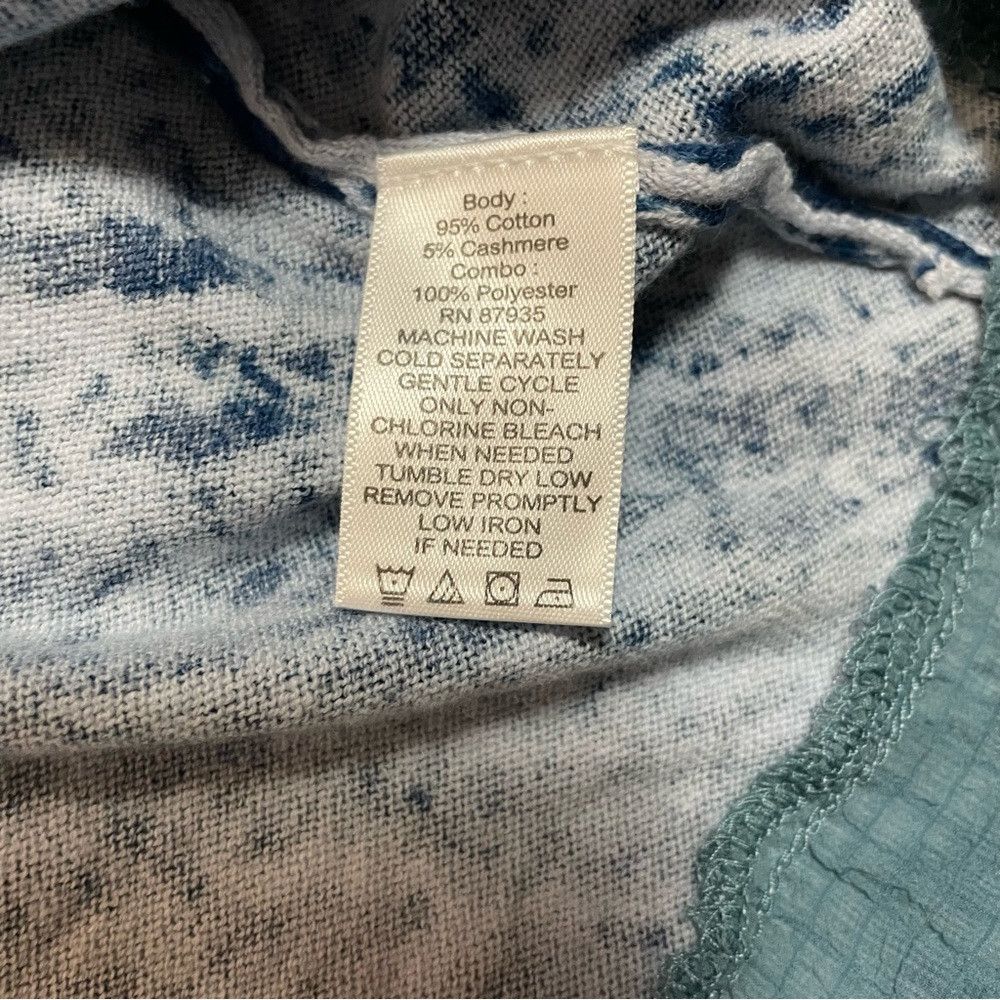 Other NEW LOGO by Lori Goldstein Cotton Cashmere V-Neck Sweater S Size XXS / US 00 / IT 34 - 8 Thumbnail